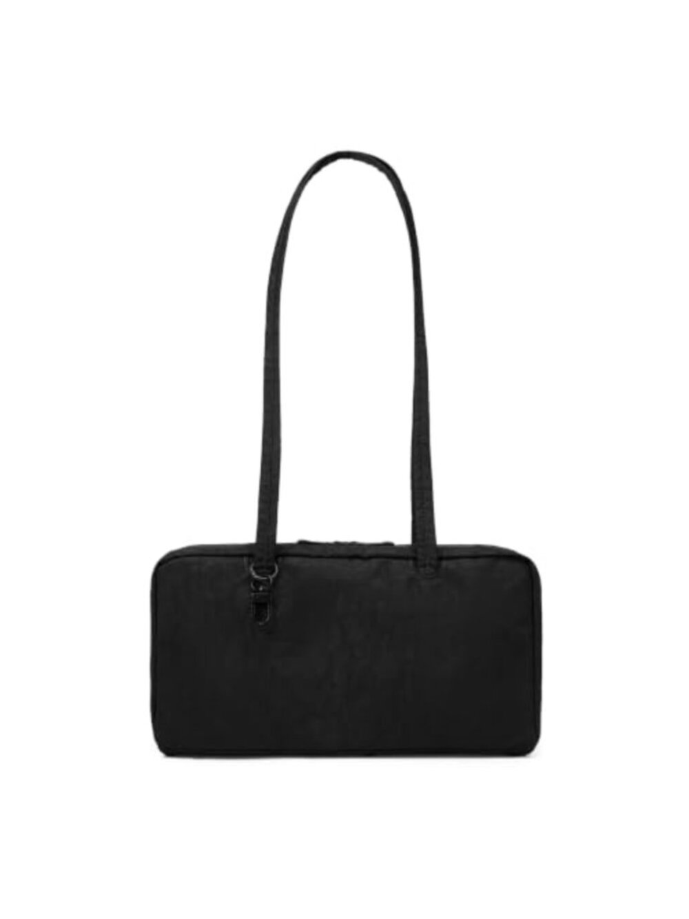 Lightweight Nylon Bowler Bag East-West Shoulder Tote